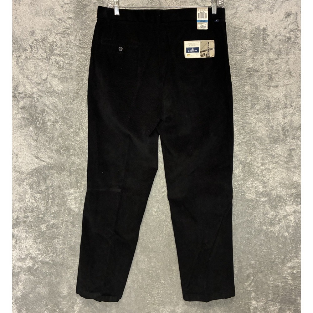 Dockers Men D3 Classic Fit Plush Corduroy Pants 36x32 Flat Front Academia Prep